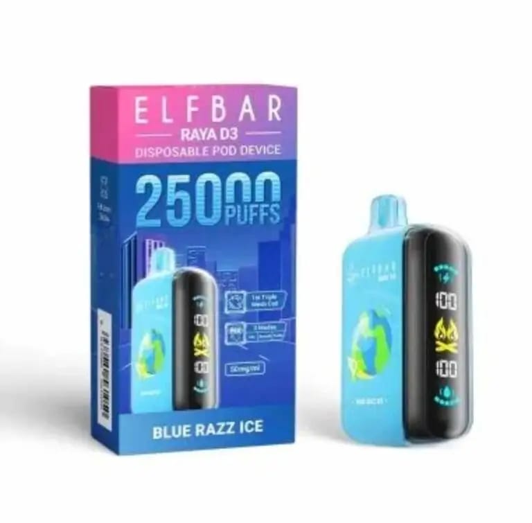 Elf Bar Raya D3 Blue Razz ICE Mind – 25000 Sale Chandigarh