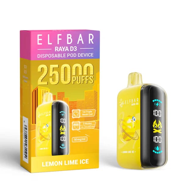 Elf Bar Raya D3 Lemon lime ice – 25000 Sale Chandigarh
