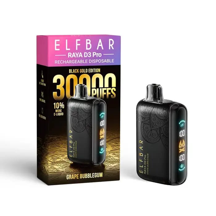 Elf Bar Raya D3 Pro 30 K – Grape Bubblegum Sale Chandigarh